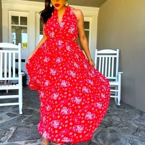 Beautiful red dress never worn